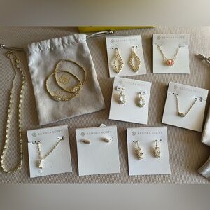 Gold Kendra Scott Lot